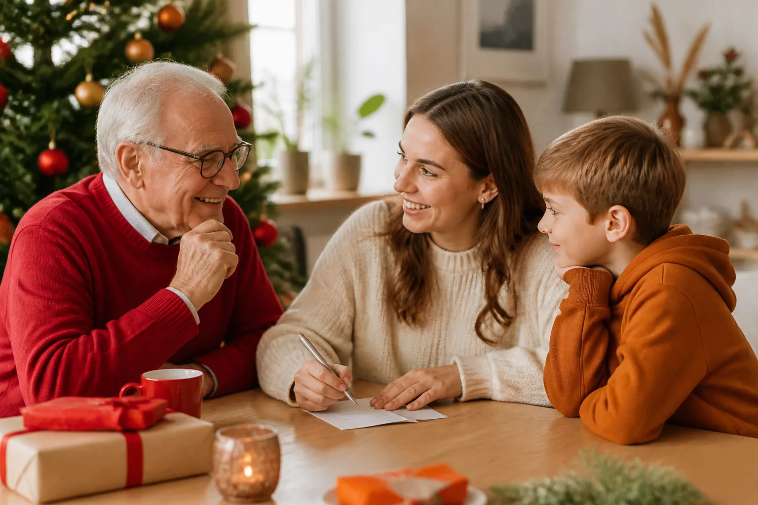 Faire participer des proches non connectés à un tirage de Noël