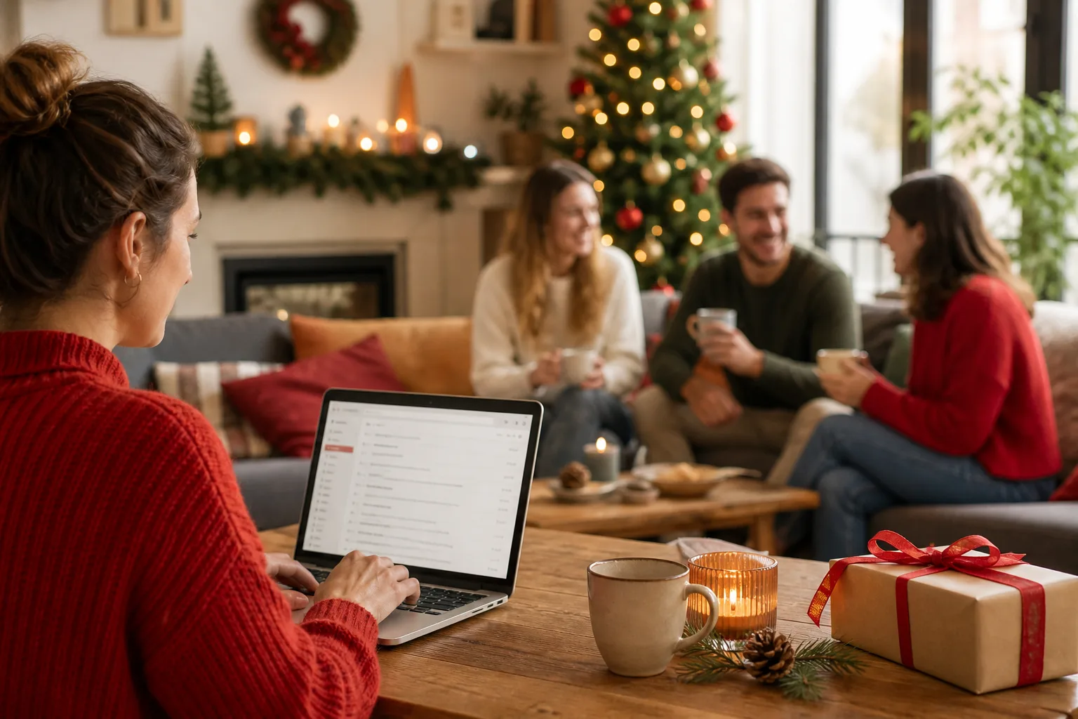 Invitation de pere noel secret dans les spams : que faire ?