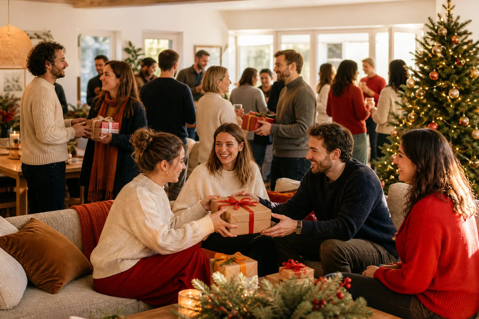 Organiser un échange de cadeaux à plus de 30 personnes sans chaos