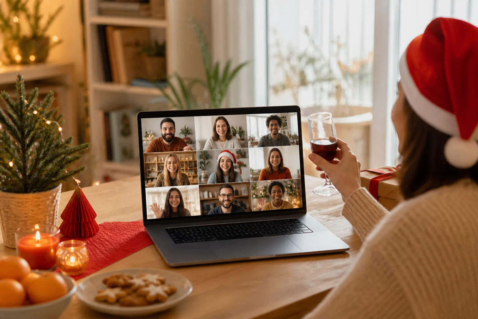 Organiser une fête de fin d’année en télétravail sans stress