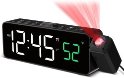 Réveil projecteur LED